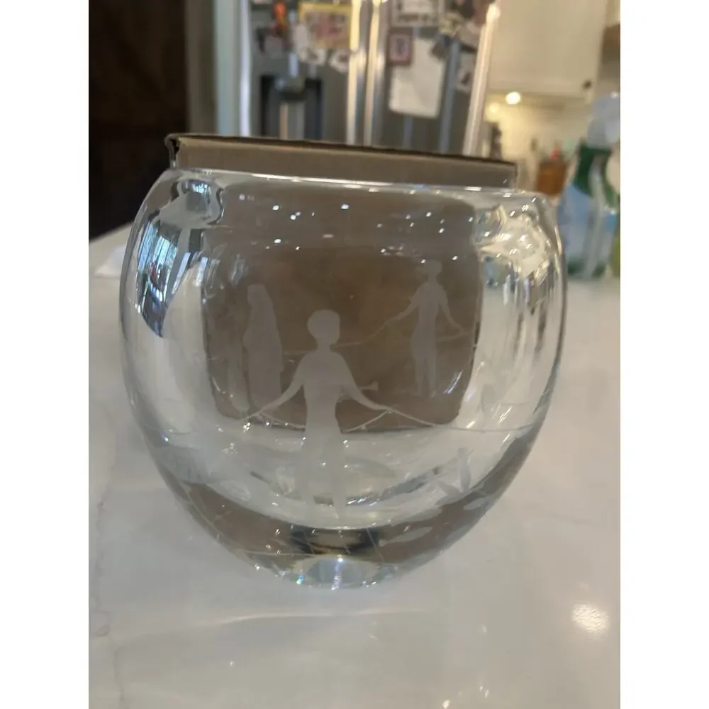 Vtg Signed Ernest Gordon 2033 ‘53 Art Glass 6